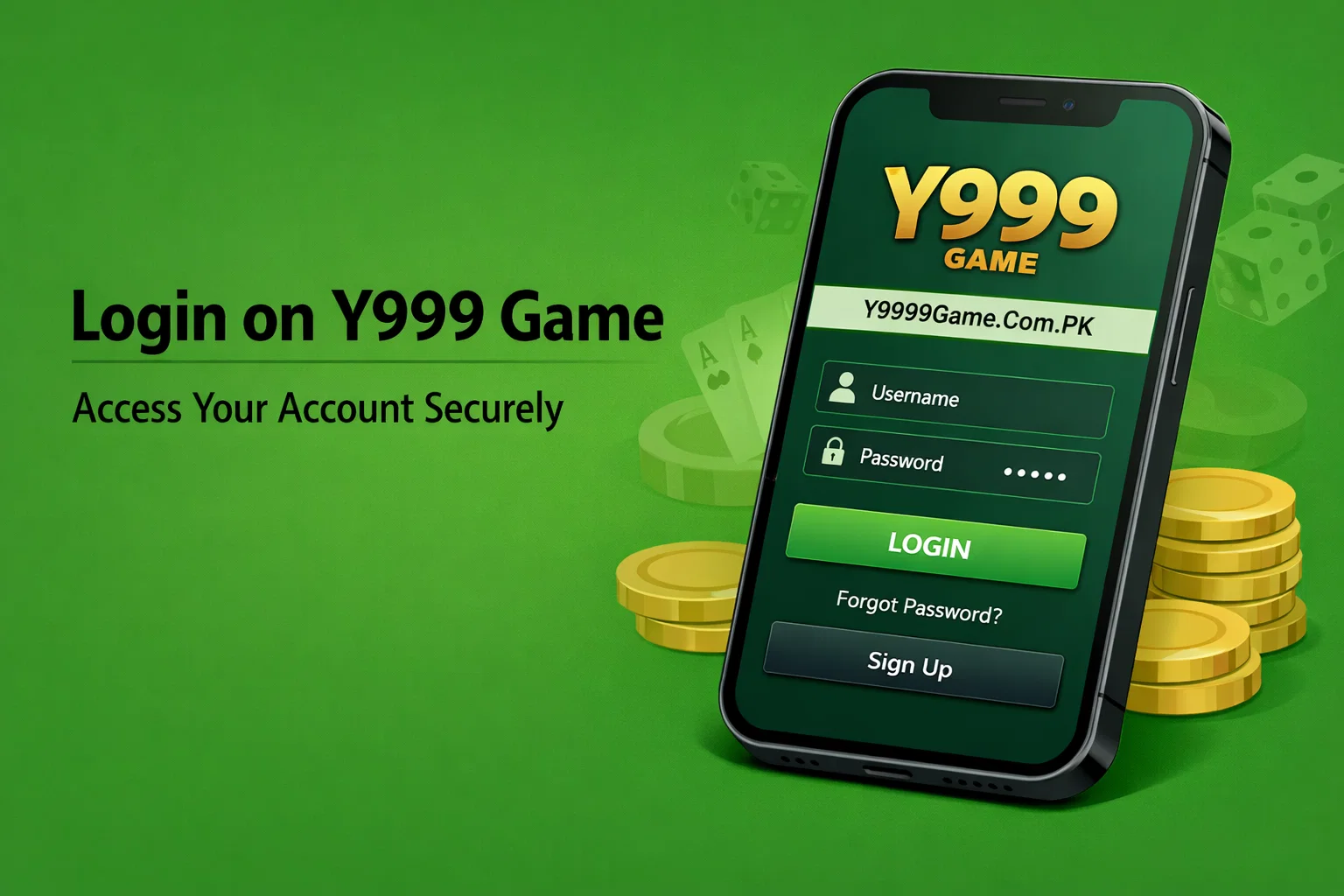Login on Y999 Game